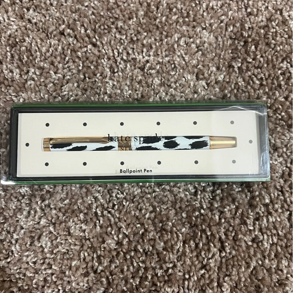 Kate Spade Modern Leopard BallPoint Pen w/ Box